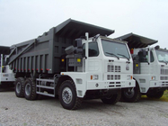LHD 6X4 420HP を採鉱するダンプ トラック 70 トンのダンプカーの SINOTRUK HOWO70