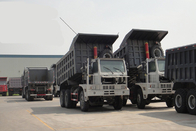 容量 70 トンのの高い剛性率の貨物ボディ LHD 6X4 10 車輪のダンプ トラック