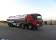 8X4 LHD Euro2 336HP のオイル タンクのトラック、30CBM 原油の交通機関のトラック