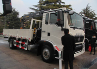 頑丈なトラックによって取付けられるクレーン景色の公衆衛生のための SINOTRUK 5 トンの