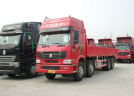 12 車輪 LHD Euro2 336HP の貨物棒ボディ トラック/家畜の容器のトラック