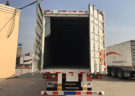 40 フィートの半容器の平面のトレーラ トラック 2 か 3 の車軸 30-60 トン 13m