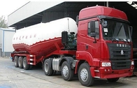 SINOTRUK 3の車軸バルク半セメント タンク トレーラ トラック48500リットルの50 - 80トンの積載量