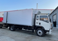 HOWO 4×2 5-10のトン小さい冷やされていた箱のトラックの低負荷の消費