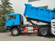 青いLHD 6×4 10の車輪HOWOのダンプカーのダンプ トラックの高い馬力371HP