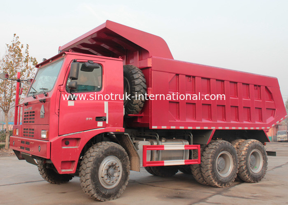 70 採鉱のダンプカーのダンプ トラック、ユーロ 2 SINOTRUK HOWO 6x4 のダンプ トラック