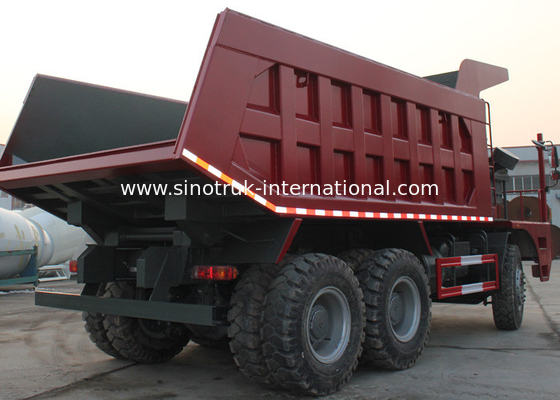 70 採鉱のダンプカーのダンプ トラック、ユーロ 2 SINOTRUK HOWO 6x4 のダンプ トラック