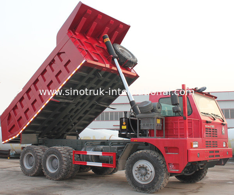 ダンプカーのダンプ トラック SINOTRUK HOWO 70 採鉱 LHD 371HP 70tons ZZ5707S3640AJ
