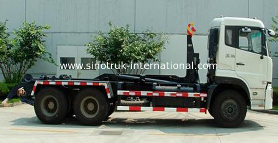 キャリッジ取り外し可能なゴミ収集のトラック SINOTRUK 25CBM 6X4 LHD