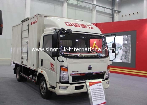 低雑音の軽量配達箱のトラック LHD 4X2 116HP ZZ1087D3614C180