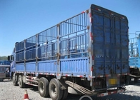 12 車輪 LHD Euro2 336HP の貨物棒ボディ トラック/家畜の容器のトラック