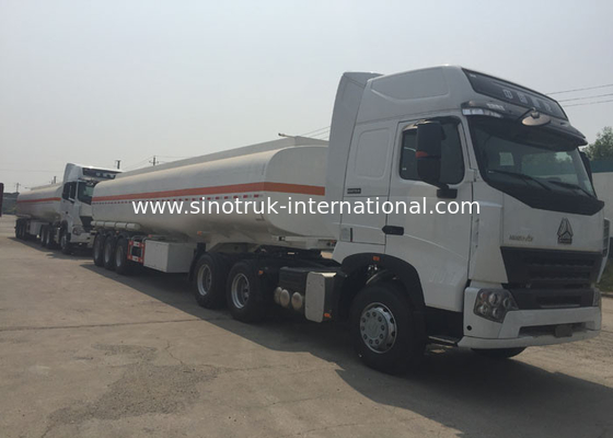 50000L の半 A7 トレーラ トラック 3 の車軸重油の配達用トラック- 65000L タンク