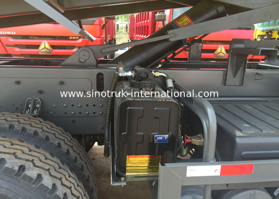 前部持ち上がるダンプカーのダンプ トラック 4×2、4×4、6×2、十分に強いエンジンを運転する 6×6