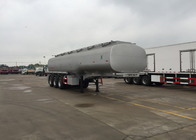 SINOTRUK Mnの鋼鉄石油燃料の輸送のための60台のCfmのオイル タンクの半平面トレーラー