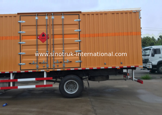 高い安全性のヴァンCargo Truck SINOTRUK HOWO 4X2 LHDのユーロ2の貨物自動車車