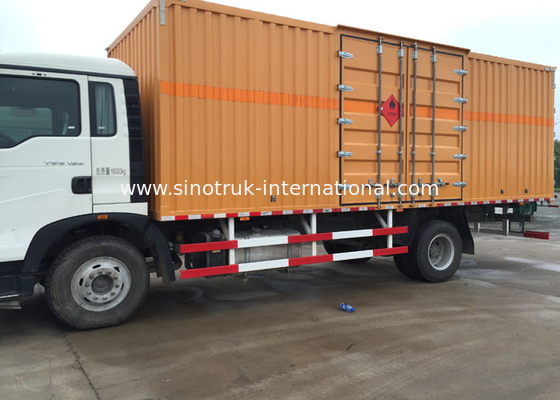 高い安全性のヴァンCargo Truck SINOTRUK HOWO 4X2 LHDのユーロ2の貨物自動車車