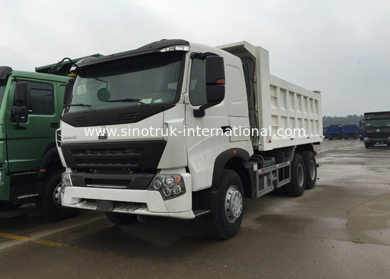 白い色のSinotruk Howoのダンプ トラックの高い燃料効率採鉱のための30 - 40トン