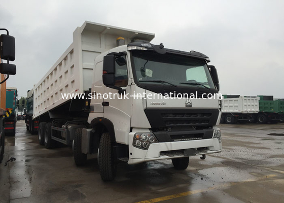 Sinotruk Howoのダンプ トラックA7 371 HP 12の車輪LHD 60のトン20 - 30 CBM ZZ3317N3867N1