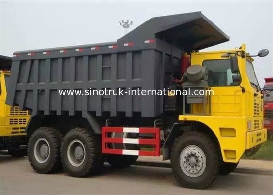 高力鋼鉄貨物ボディ70トンのHOWO鉱山のダンプカーのダンプ トラック6X4 371HPの