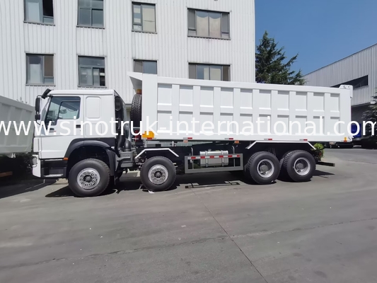 12鉱山のための車輪のSinotruk HOWO 8X4のダンプ トラック400hp