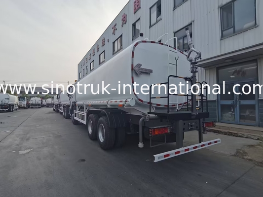 シノトルク HOWO ホワイト RHD 6x4 水タンク トラック ZZ1257V4347B1 高圧洗浄機能