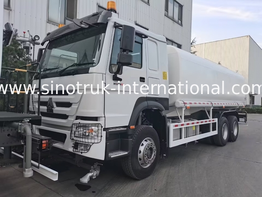 シノトルク HOWO ホワイト RHD 6x4 水タンク トラック ZZ1257V4347B1 高圧洗浄機能