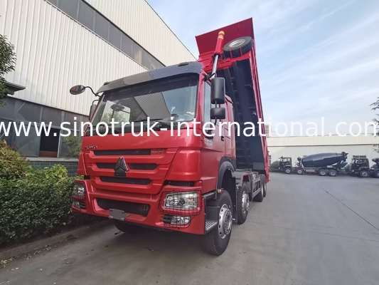 HOWO 12ホイール Sinotruk 8X4 ダンプトラック 400hp 鉱山用 LHD U型コンテナ