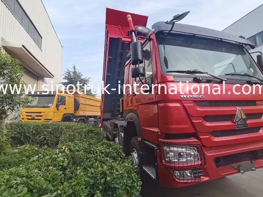 HOWO 12ホイール Sinotruk 8X4 ダンプトラック 400hp 鉱山用 LHD U型コンテナ