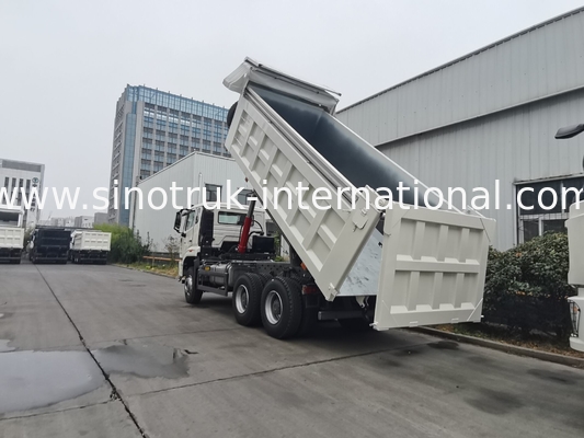 建設 Howo 6x4 ティッパーダンプトラック RHDドライブ