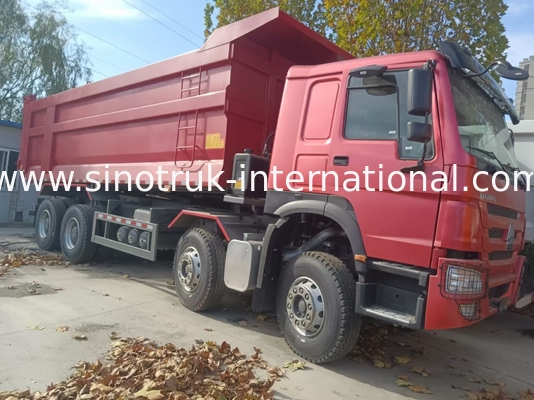 トンパーダンプトラック SINOTRUK HOWO A7 8X4 建設用 ZZ3317V3567B1