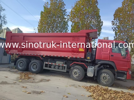 トンパーダンプトラック SINOTRUK HOWO A7 8X4 建設用 ZZ3317V3567B1