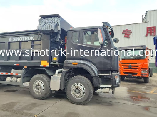 HOWO NX 380HP RHD ブラック・ティッパー・ダンプ・トラック