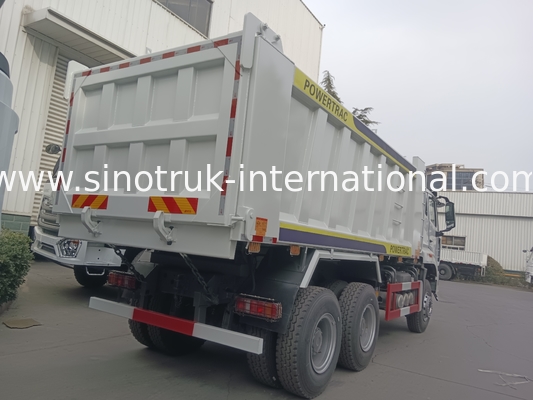 30-40 トン RHD 10 輪 ターパー ダンプ トラック SINOTRUK ハオハン 建設用 ホワイト