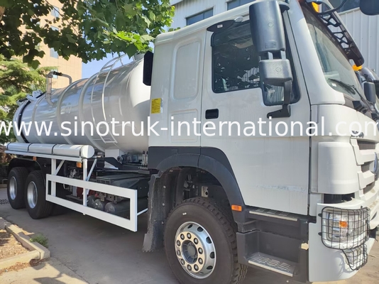 HOWO 6*4 16CBM 380HP 汚水清掃車 高出力性能が効率的な多機能清掃ソリューションを実現
