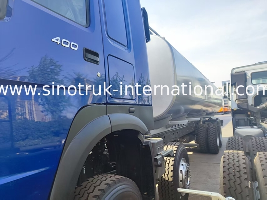 Heavy-Duty HOWO 8*4 400HP LHD Fuel Truck 40CBM Double Tank System For Long-Range Fuel Distribution