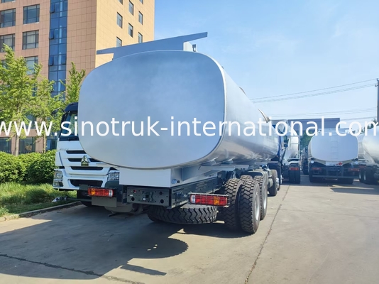 Heavy-Duty HOWO 8*4 400HP LHD Fuel Truck 40CBM Double Tank System For Long-Range Fuel Distribution