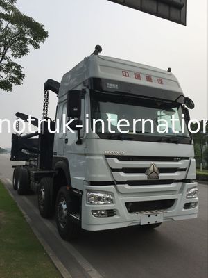 20ft Truck Mounted Crane Side Loader Sidelifter , Container Self Loading Sinotruk