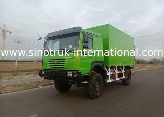 4X4 LHD貨物トラック 貨物タンク5000*2300*2300mm 16T 後部軸 重荷輸送用