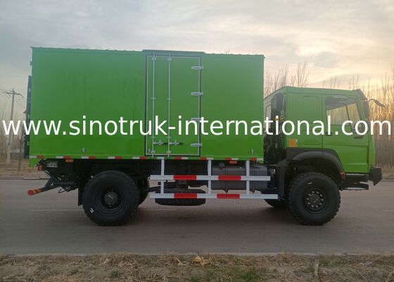 SINOTRUK Heavy Duty Truck with 4X4 LHD Drive Type, 5000*2300*2300 mm Cargo Tank, and 16T Rear Axle Capacity for Heavy Load Hauling