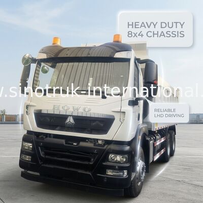 HOWO TX ヘビーデューティー運搬車、300L燃料タンク容量、高積載量輸送用スチールボディ