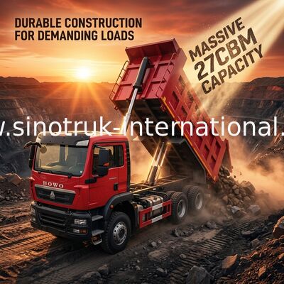 SINOTRUK 6*4 ユーロ2 排放基準と重荷輸送用 トンパートラック