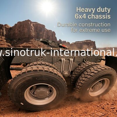 SINOTRUK 430馬力 6 × 4 トラクター 軍事バンパー