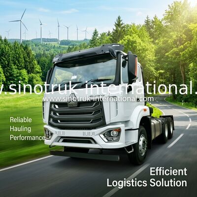 HOHAN トラクタートラック 6×4 RHD 400 HP 新しいHOWO