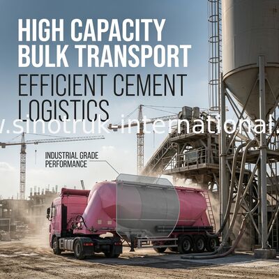 SINOTRUK HOWO の大きさのセメントのトラック 371HP 10 は LHD 30CBM ZZ1257S4641W を動かします