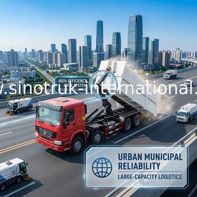 SINOTRUK HOWO 20-25 CBM キャリッジ取り外し可能な残菜処理のトラック