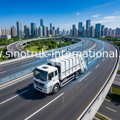 SINOTRUK はゴミ収集のトラック 10-12CBM LHD 4X2 ZZ3161M4311 を圧縮しました