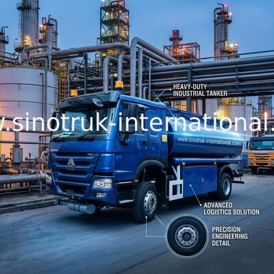 効率的な石油輸送のためのシノトルク・シャシーと10CBMの容量を持つ300HPの石油タンクトラック