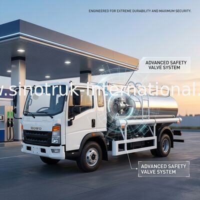 SINOTRUK HOWO 4X2 トランスポート オイルタンク トラック SINOTRUK HOWO 5-6CBM
