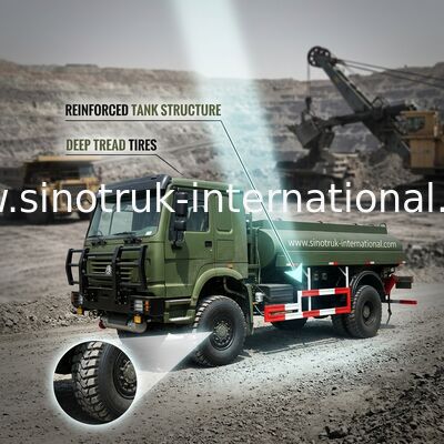 オイル タンクのトラック/石油のタンク車 4X4 LHD SGS を運ぶガソリンは承認しました