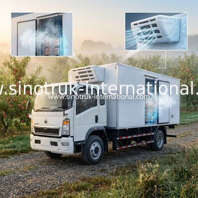 10トンの冷蔵トラック140HP RHDの運送野菜/フルーツ